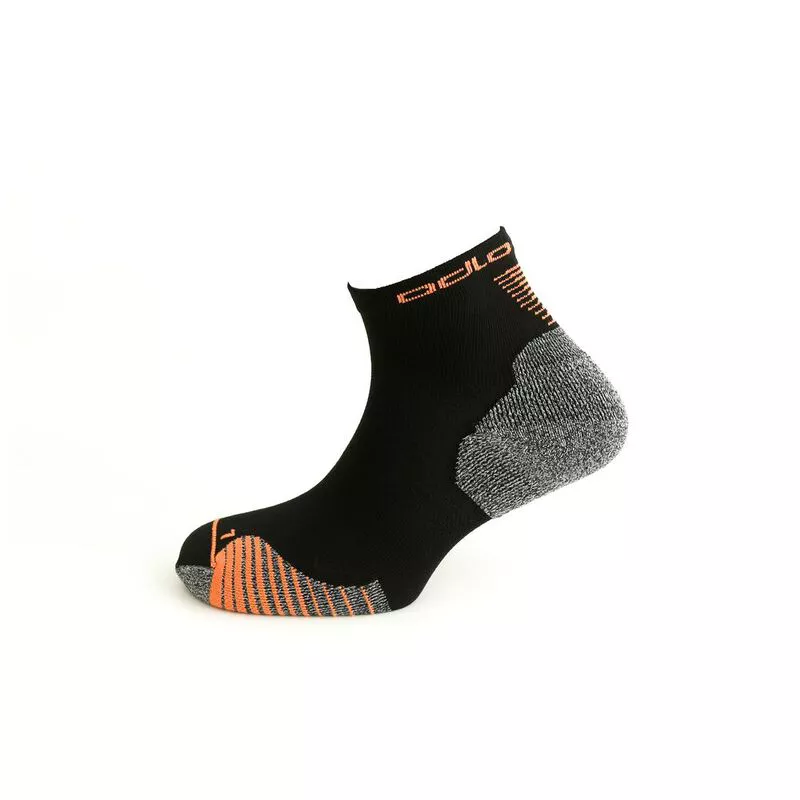 Odlo Ceramicool Quarter Socks (3 Pack - Black/Multi)