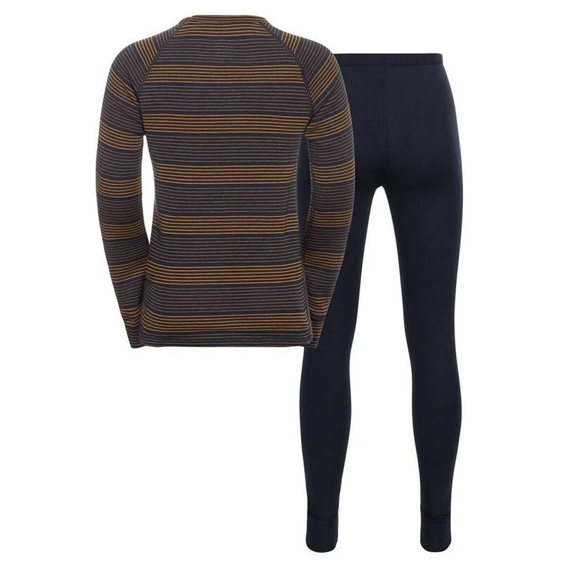 Odlo Active Warm Originals Eco Pantalon Long Enfant Mixte - Thermique Respirant Écologique Pour Ski Et Hiver