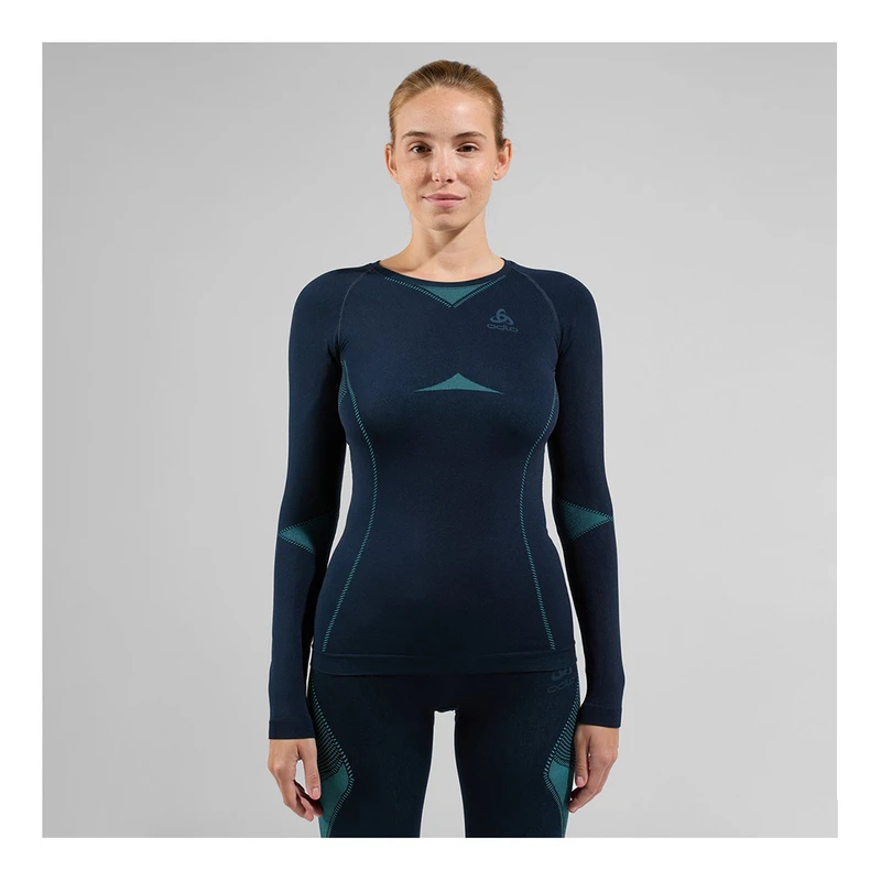 Odlo Women's Fundamentals Performance Light Set, Black - Odlo Graphite Grey, L, 196031