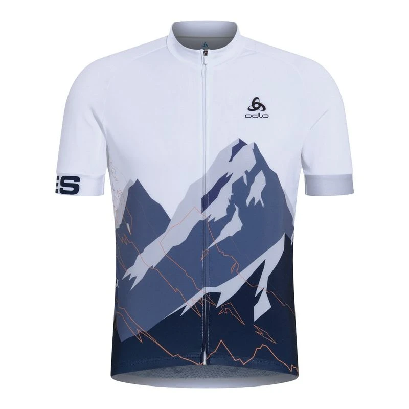 Maillot Cyclisme Homme Odlo Essentials - Bleu - Taille M