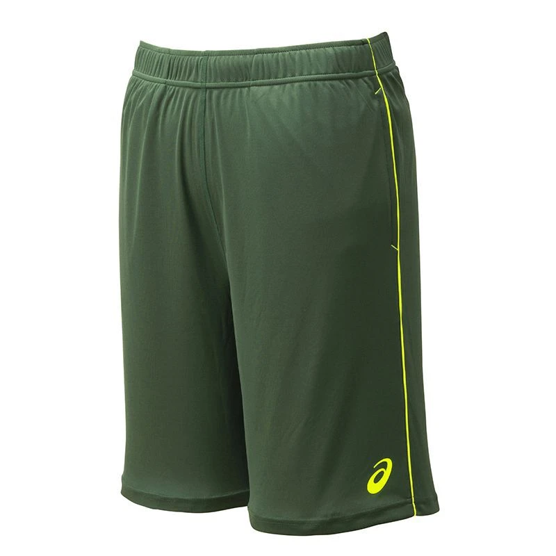 Asics Mens Athlete Knit 10 Inch Shorts (Green) | Sportpursuit.com