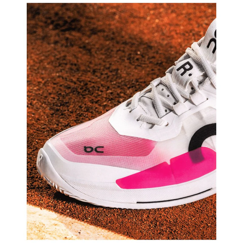 On Running Mens THE ROGER Pro 2 Clay Clay Tennis Shoes (White/Pink) |