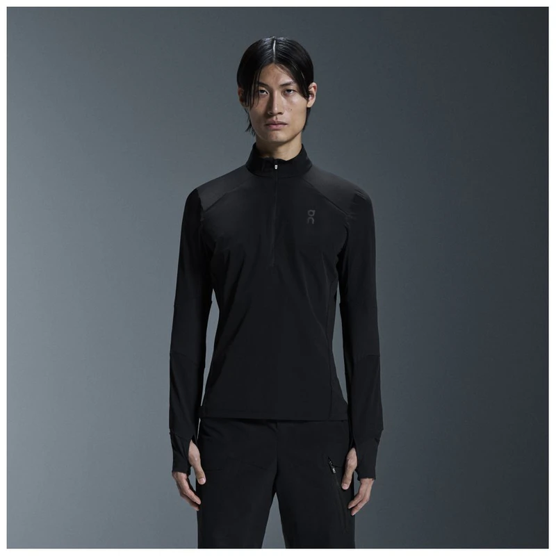 On Running Mens Trail Breaker Pullover (Black) | Sportpursuit.com