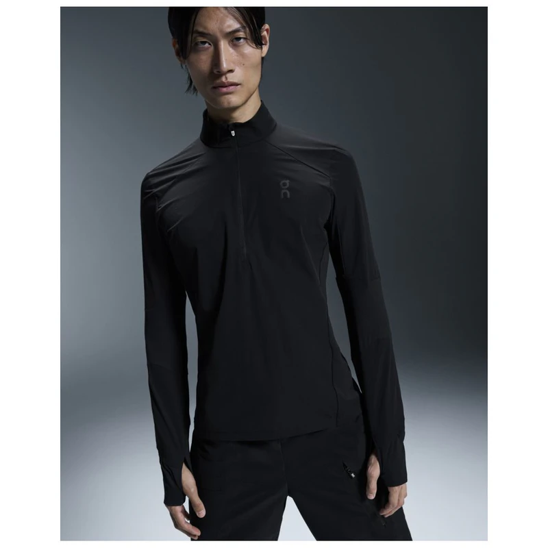 On Running Mens Trail Breaker Pullover (Black) | Sportpursuit.com