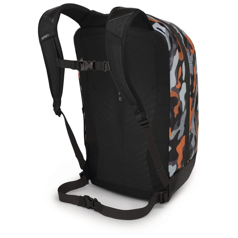 Osprey Transporter Panel Loader 25L Daysack Black Orange Camo Spor