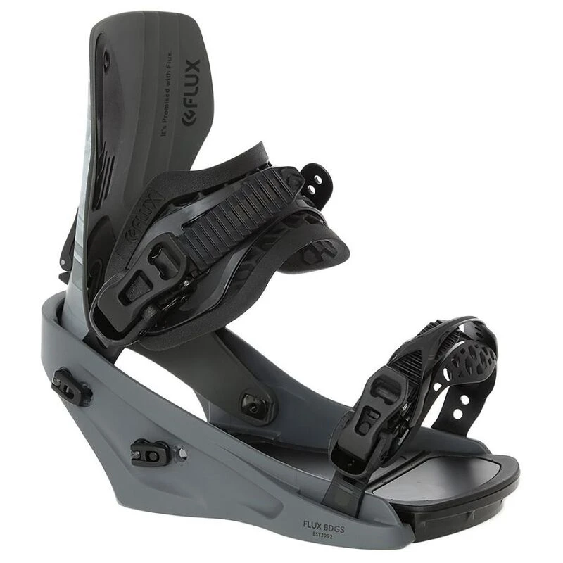 Flux Mens XF 21/22 Snowboard Bindings (Grey) | Sportpursuit.com
