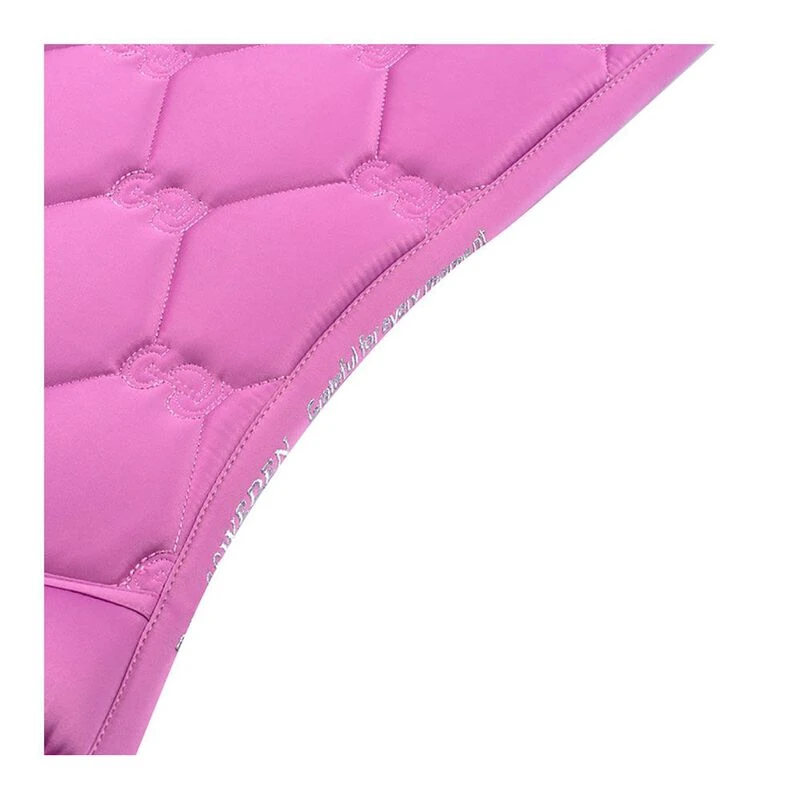 Tapis de selle violets pour l'équitation