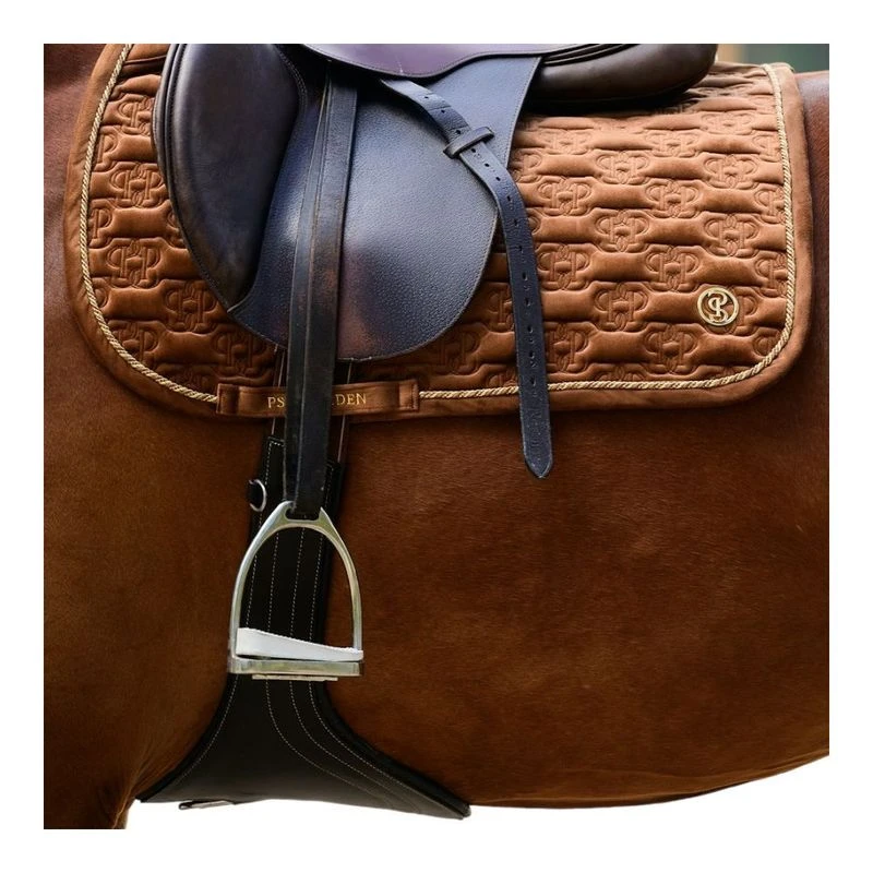 Tapis de selle de dressage EQUIPAD velours fermé mousse à mémoire de