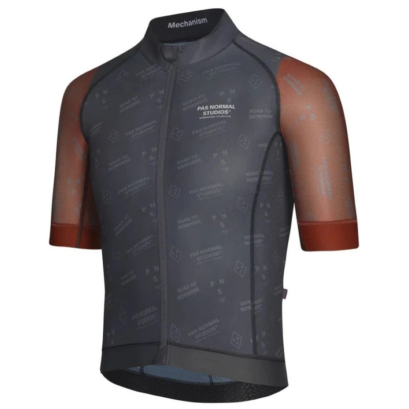 パスノーマルスタジオ Mechanism Late Drop Jersey S PAS NORMAL STUDIOS Mechanism Late Drop Jersey SS23 - Black
