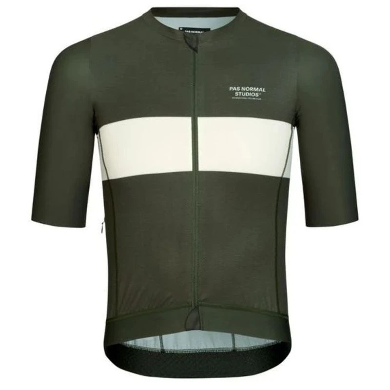PasNormalStudios Mens Solitude Cycling Jersey (Dark Olive