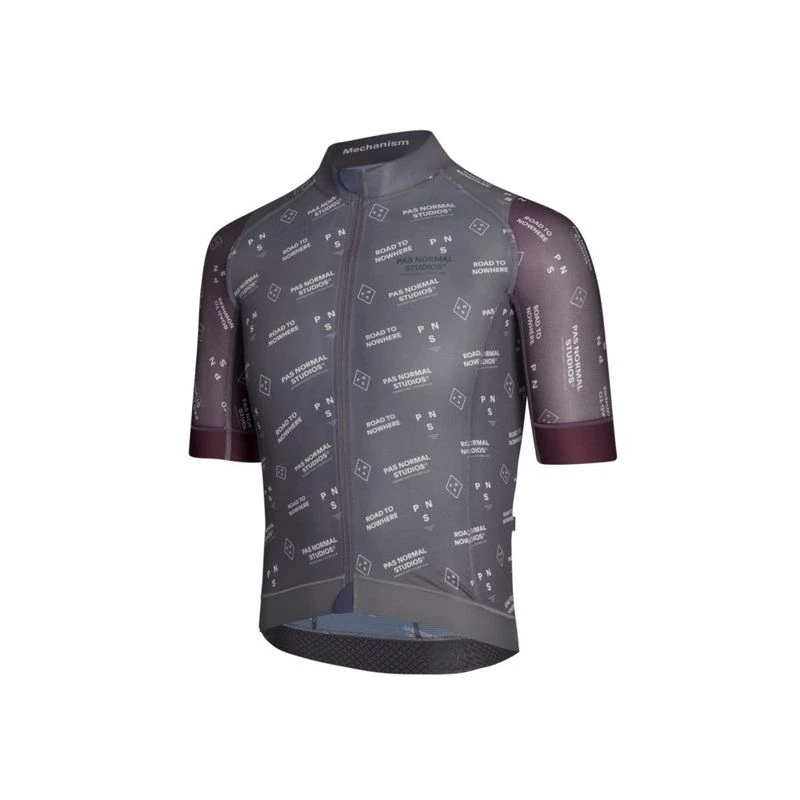 Pas Normal Studios Mechanism latedropビブS Pas Normal Studios Mens Mechanism Late Drop Jersey (Grey