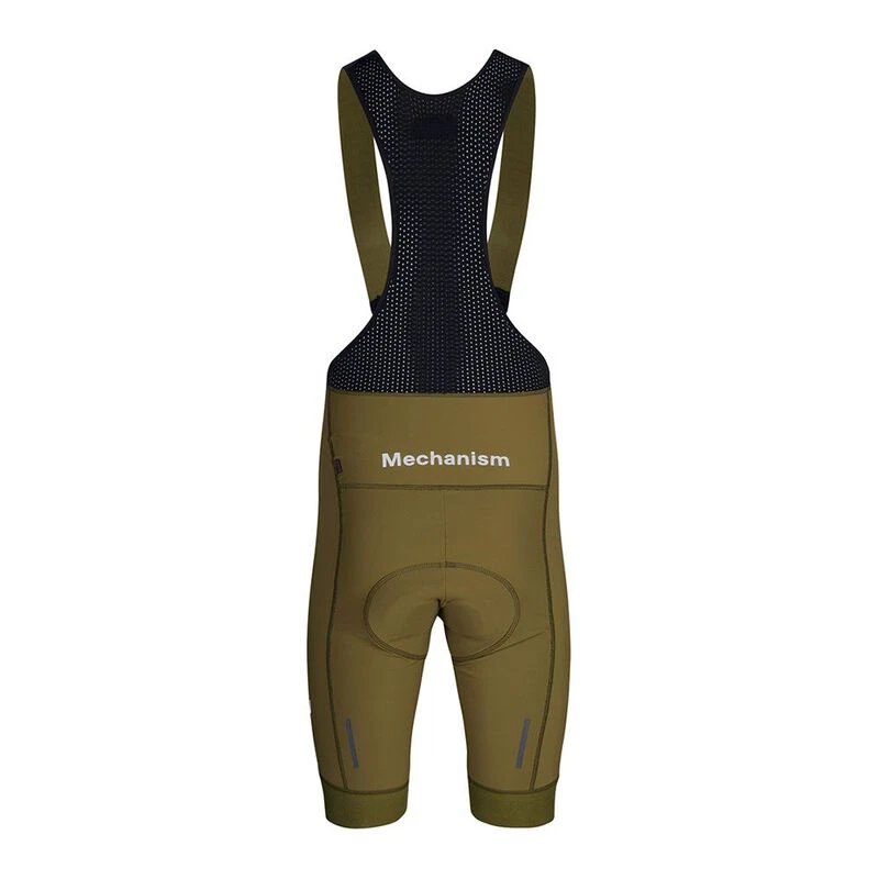 Pas Normal Studios Mens Mechanism Deep Winter Bib Shorts (Brown) | Spo