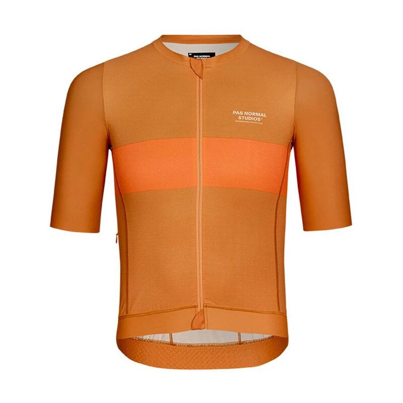 Pas Normal Studios Mens Solitude Jersey (Orange Stripe) | Sportpursuit
