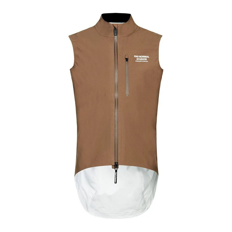 Pas Normal Studios Mens Essential Shield Gilet (Brown) | Sportpursuit.