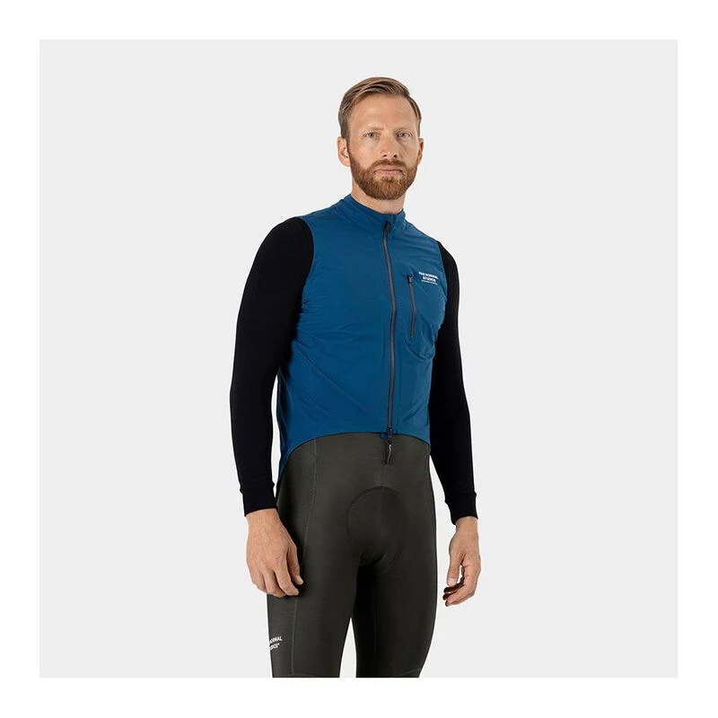 Pas Normal Studios Mens Essential Shield Gilet (Navy) | Sportpursuit.c