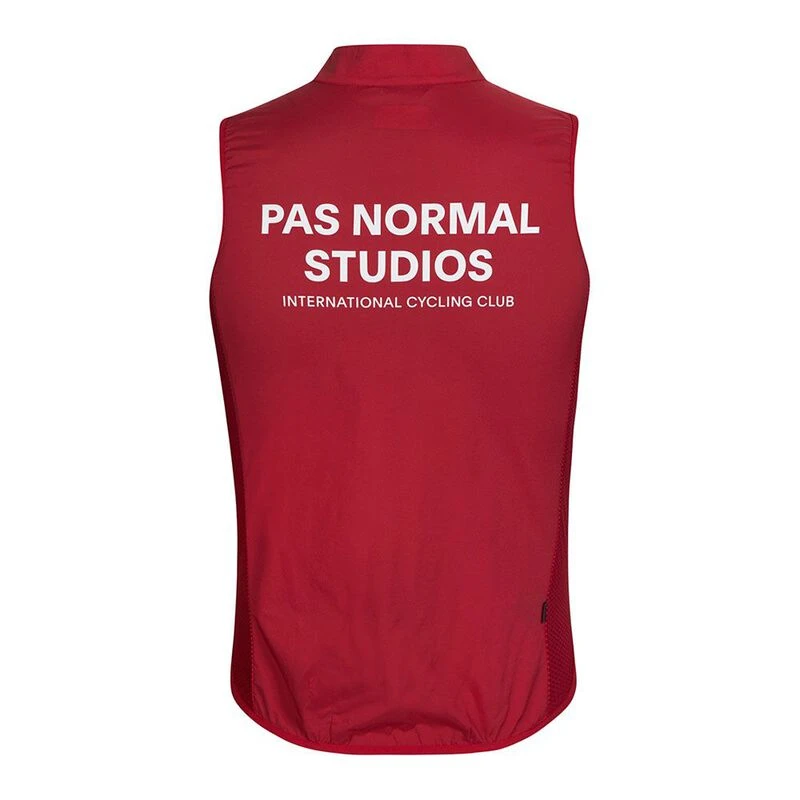 Pas Normal Studios Mens Mechanism Stow Away Gilet (Red) | Sportpursuit