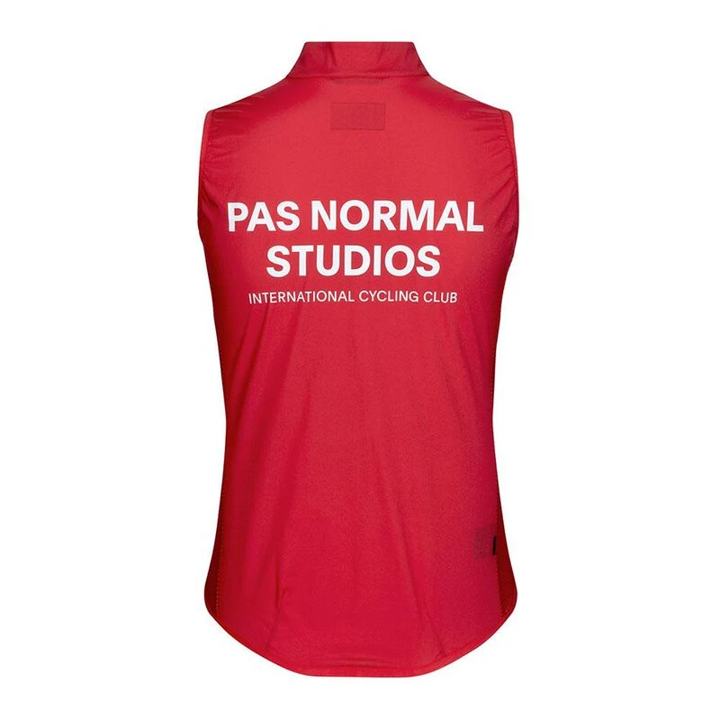 Pas Normal Studios Womens Mechanism Stow Away Gilet (Red) | Sportpursu