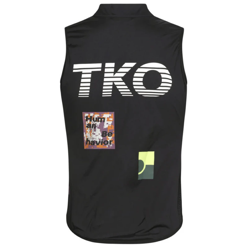 PasNormalStudios Mens T.K.O. Mechanism Stow Away Gilet (Black) | Sport