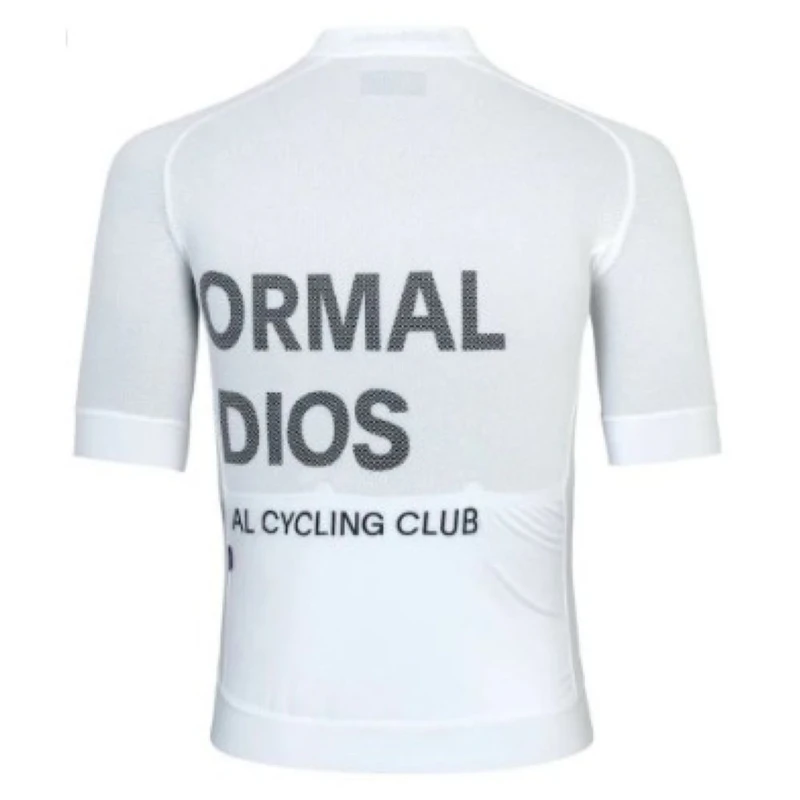 PasNormalStudios Mens Solitude Mesh Cycling Jersey (White