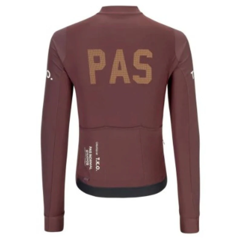 PasNormalStudios Mens T.K.O. Heavy Cycling Jersey (Burgundy) | Sportpu