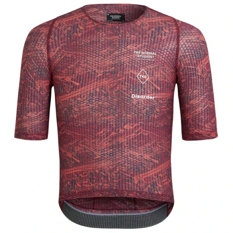 PasNormalStudios Mens T.K.O. Mechanism Pro Zipless Jersey (Red Beehive
