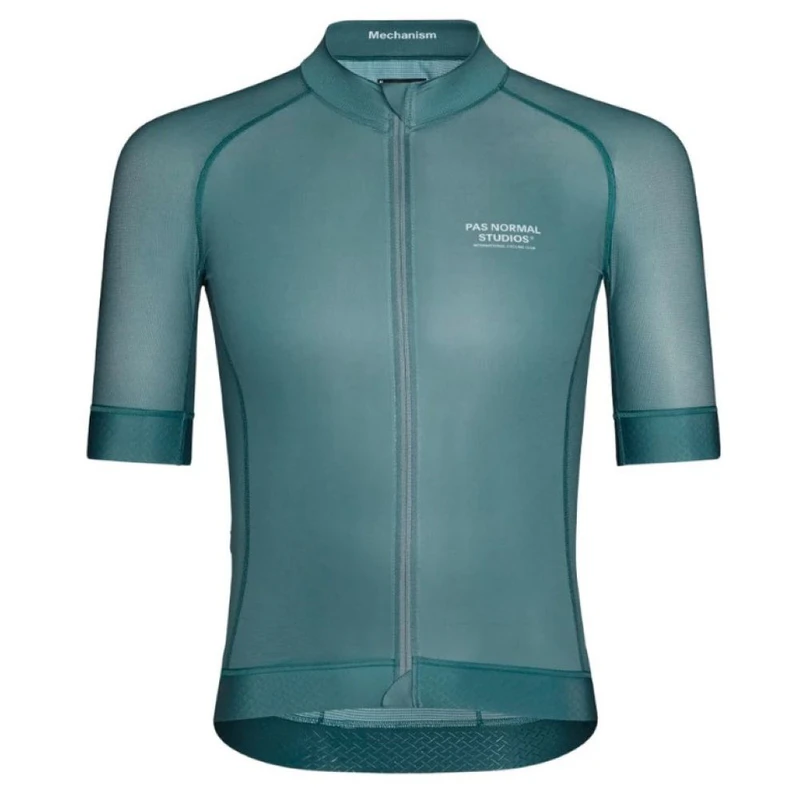 PasNormalStudios Mens Mechanism Cycling Jersey (Dusty Teal