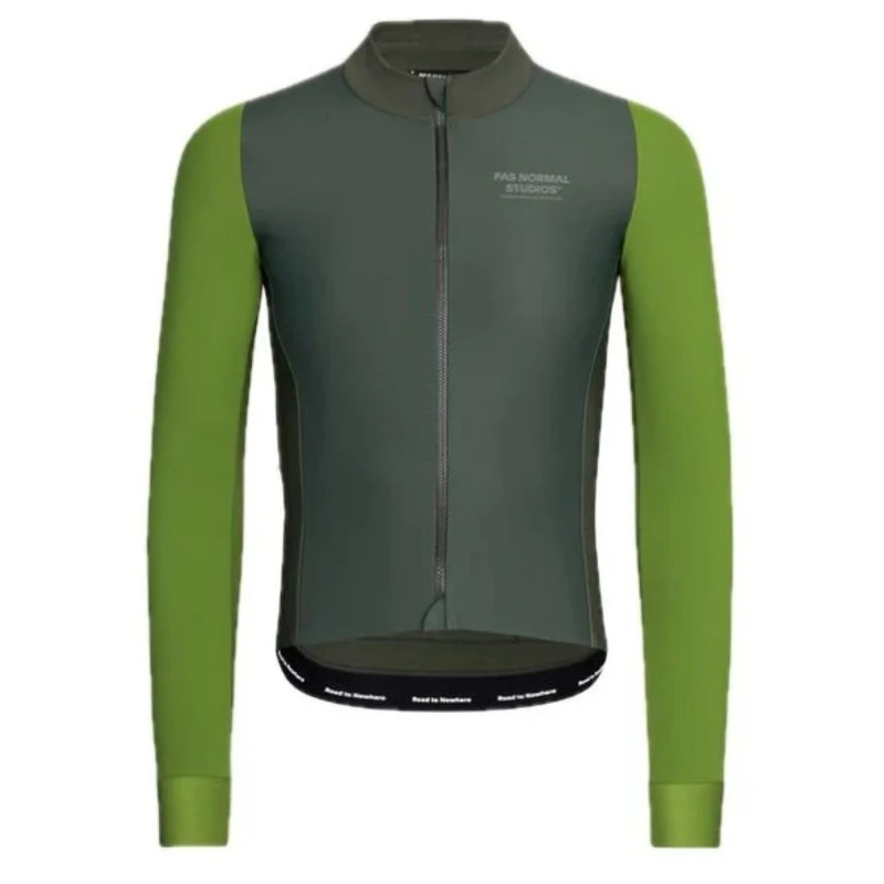 PasNormalStudios Mens Mechanism Thermal LS Cycling Jersey