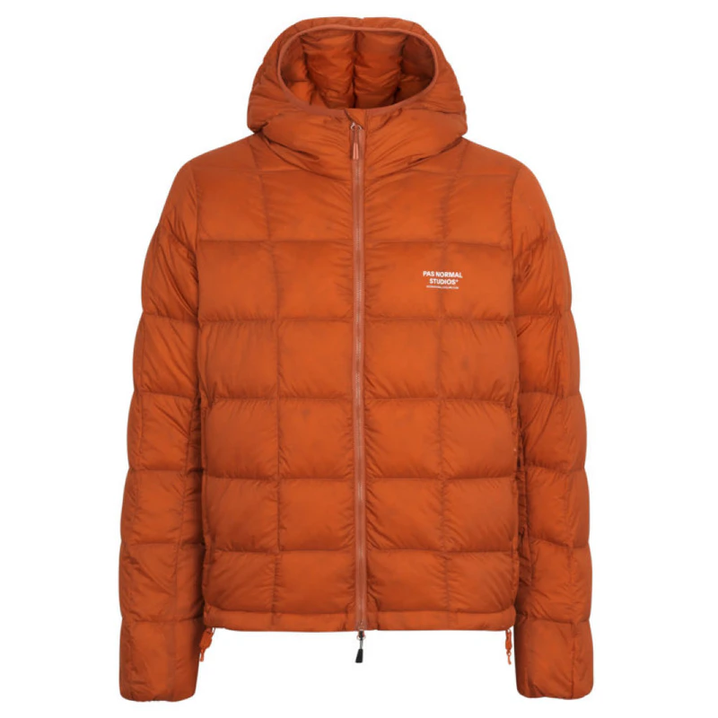 PasNormalStudios Mens Off-Race Down Jacket (Copper Orange) | Sportpurs
