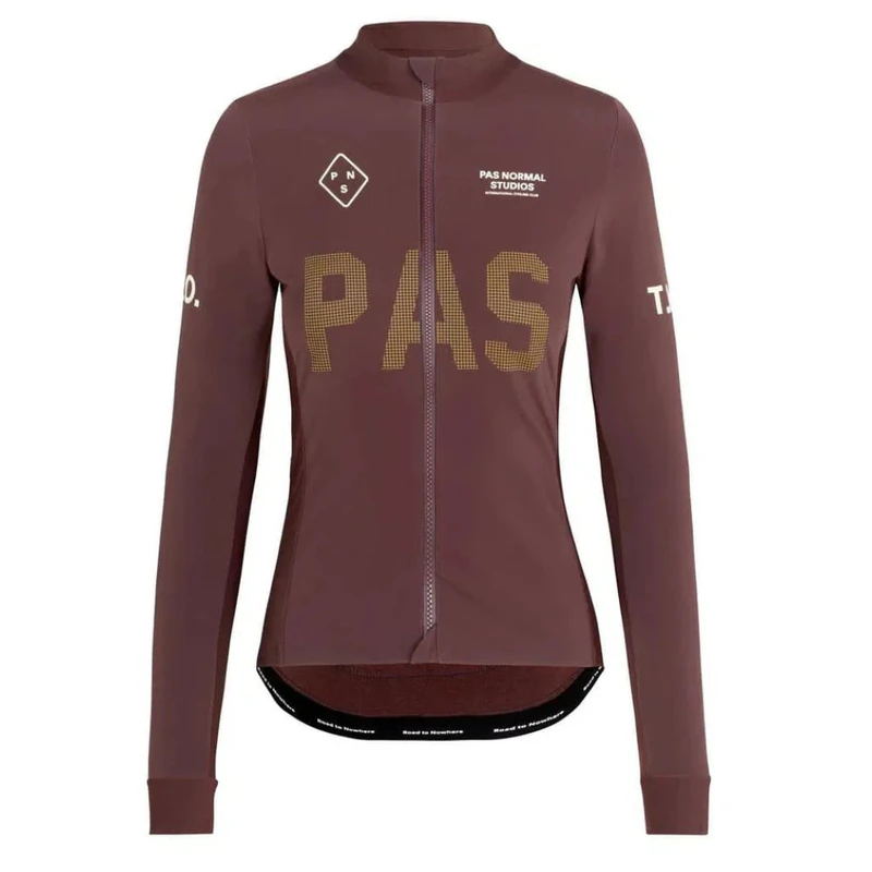 PasNormalStudios Womens T.K.O Heavy Cycling Jersey (Burgundy) | Sportp