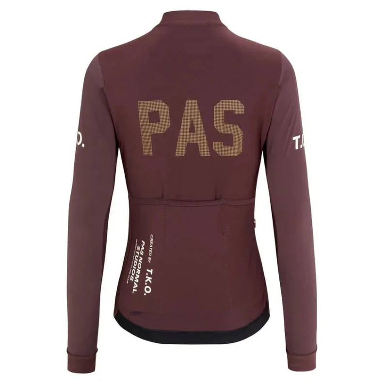 PasNormalStudios Womens T.K.O Heavy Cycling Jersey (Burgundy) | Sportp