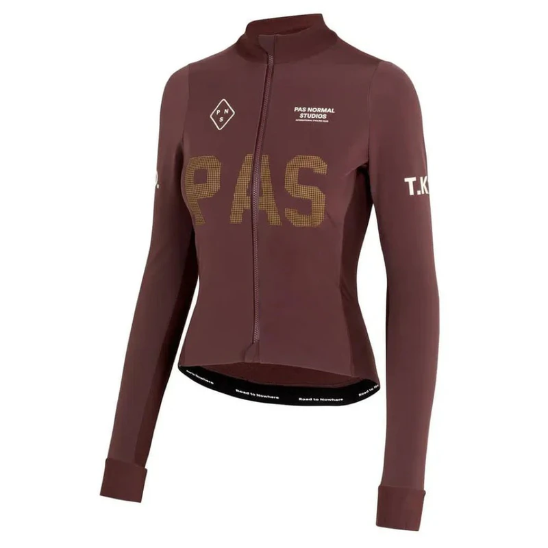 PasNormalStudios Womens T.K.O Heavy Cycling Jersey (Burgundy) | Sportp