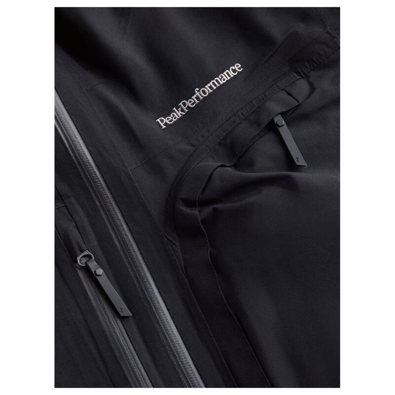 PeakPerformance Mens Gravity 2L Jacket Black Sportpursuit