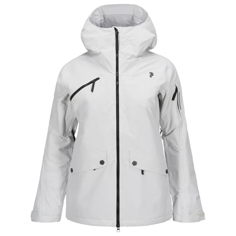 Peak Performance Womens Hakuba Ski Jacket Dark Off White Sportpurs