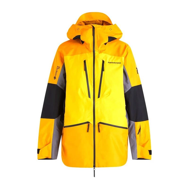 PeakPerformance Mens Vertical GTX Pro Jacket (Yellow) | Sportpursuit.c