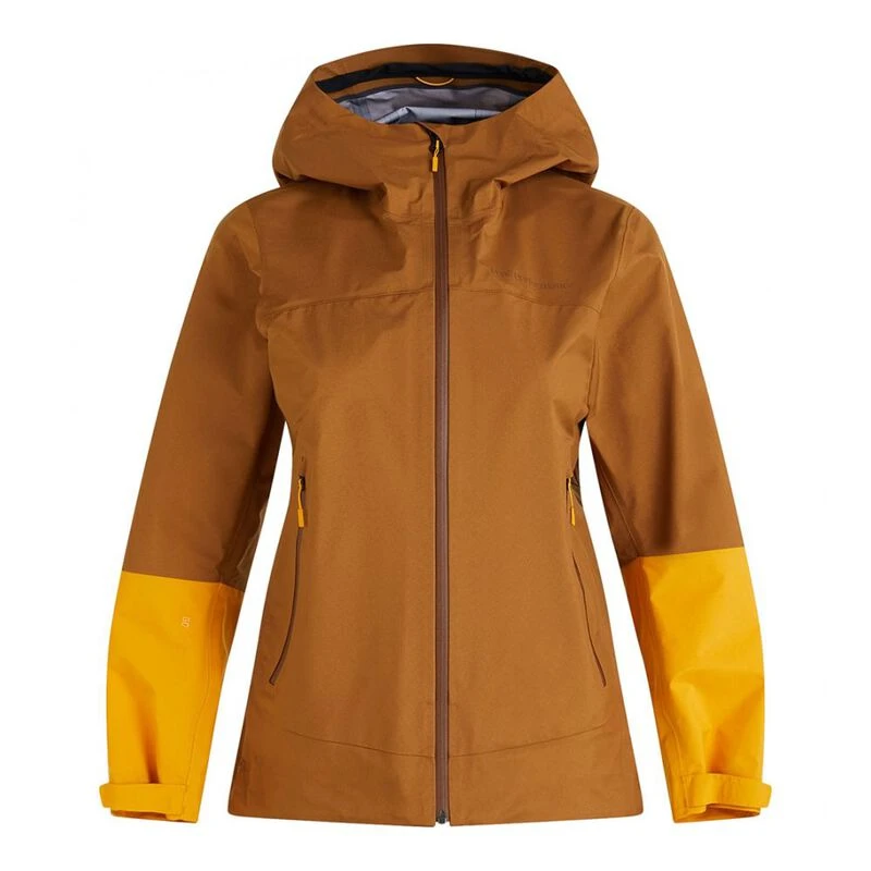 PeakPerformance Womens Vislight GTX Light Jacket (Brown) | Sportpursui