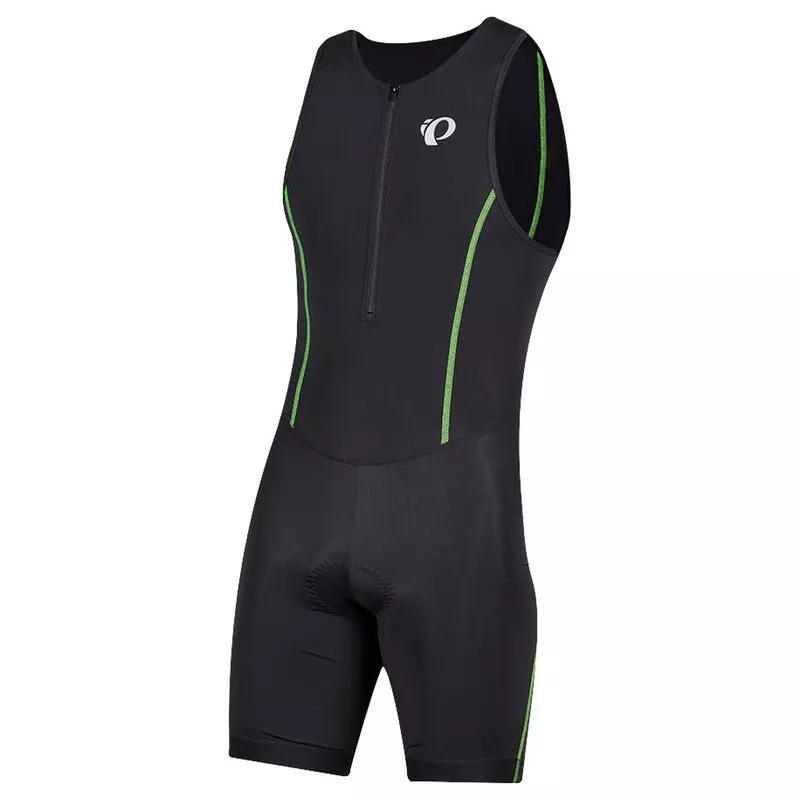 Pearl Izumi Mens SELECT Pursuit Tri Suit Black Screaming Green Spo