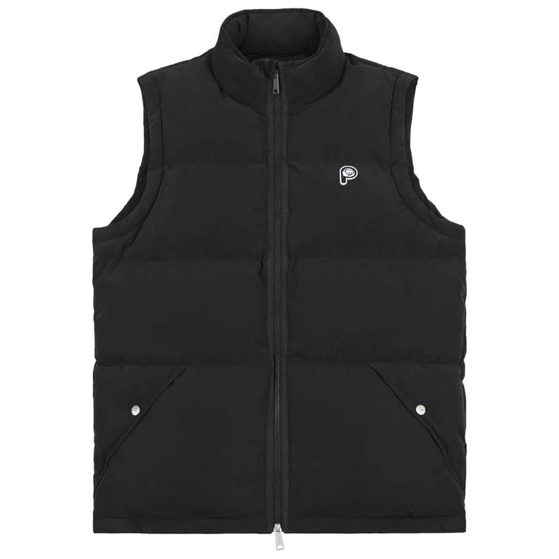 Penfield Mens P Bear Funnel Neck Gilet Black Sportpursuit