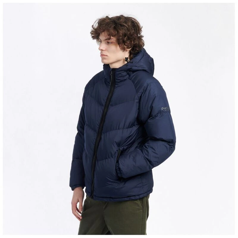 Penfield Mens Hudson Script Angled Quilt Ripstop Jacket Navy Blazer