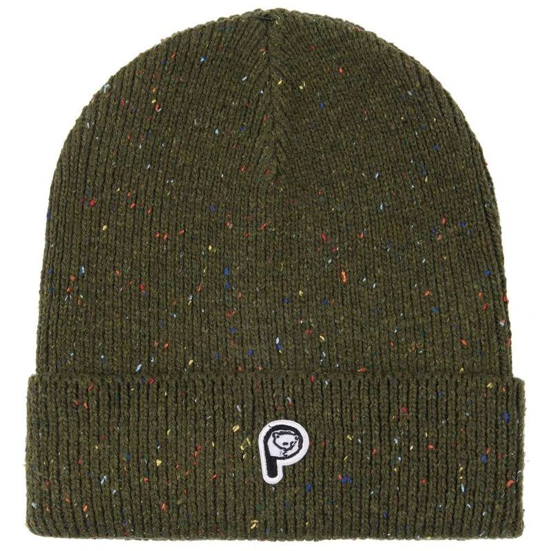 Penfield Mens Bear Badge Neppy Beanie Hat Forest Night Sportpursui