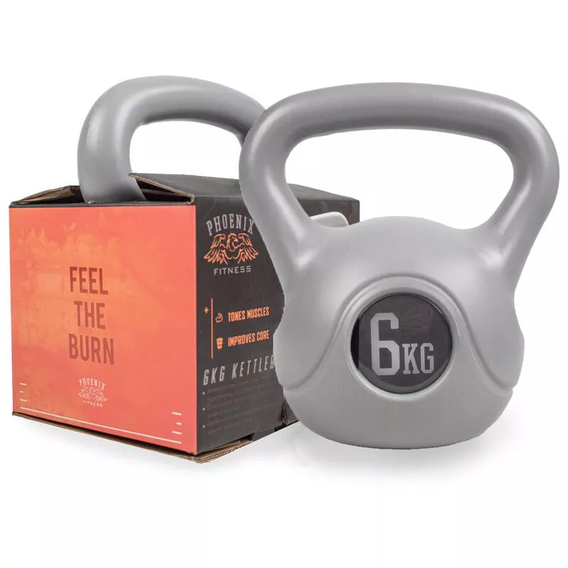 Phoenix Fitness 6Kg Kettle Bell (Grey)