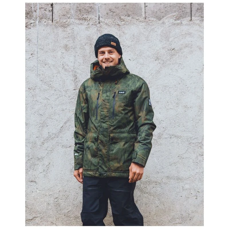 Planks Mens Good Times Insulated Jacket (Jungle Palm)