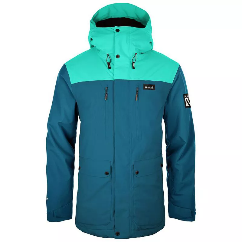 Planks Mens Good Times Insulated Jacket Ocean Blue Sportpursuit