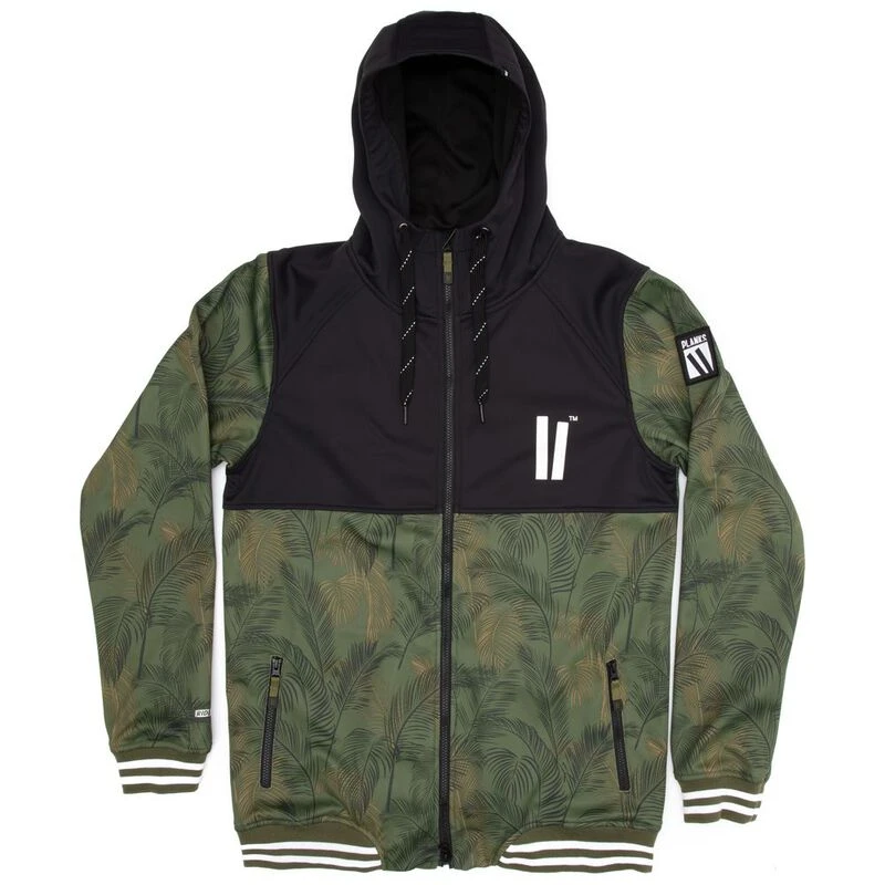 Planks Mens Reunion Softshell Jacket Jungle Palm Sportpursuit