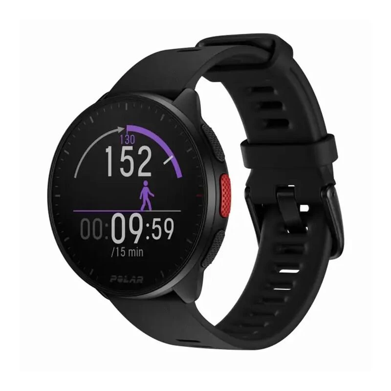 Polar Pacer Sports Watch (Black/Black) | Sportpursuit.com
