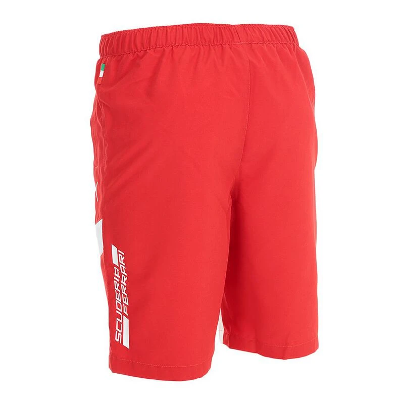 Puma Kids Scuderia Ferrari Shorts Red White Sportpursuit