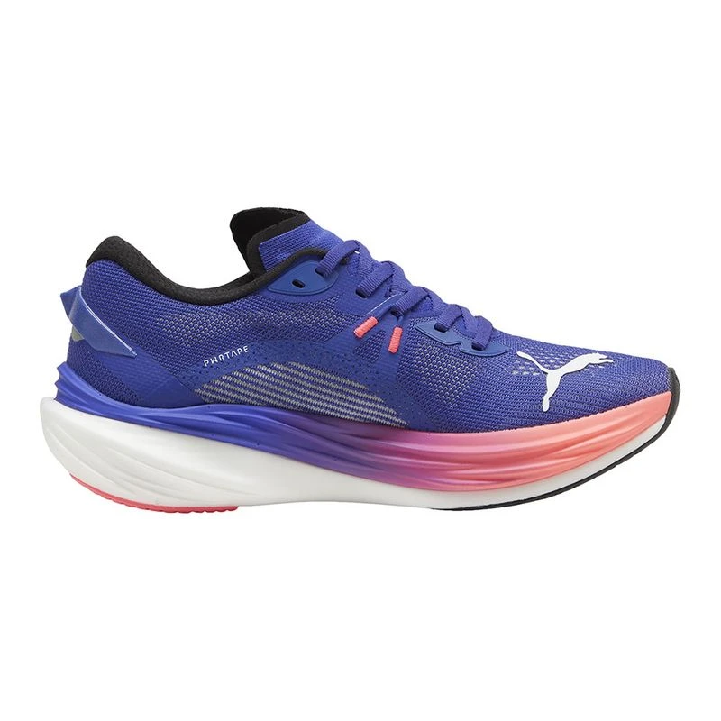 Puma Mens Deviate Nitro 3 Running Shoes Blue Sportpursuit