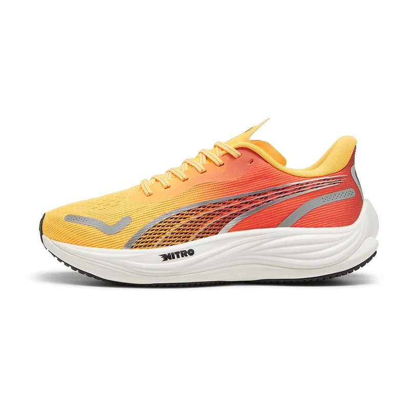Puma Mens Velocity Nitro 3 Fad Running Shoes Orange Sportpursuit.c
