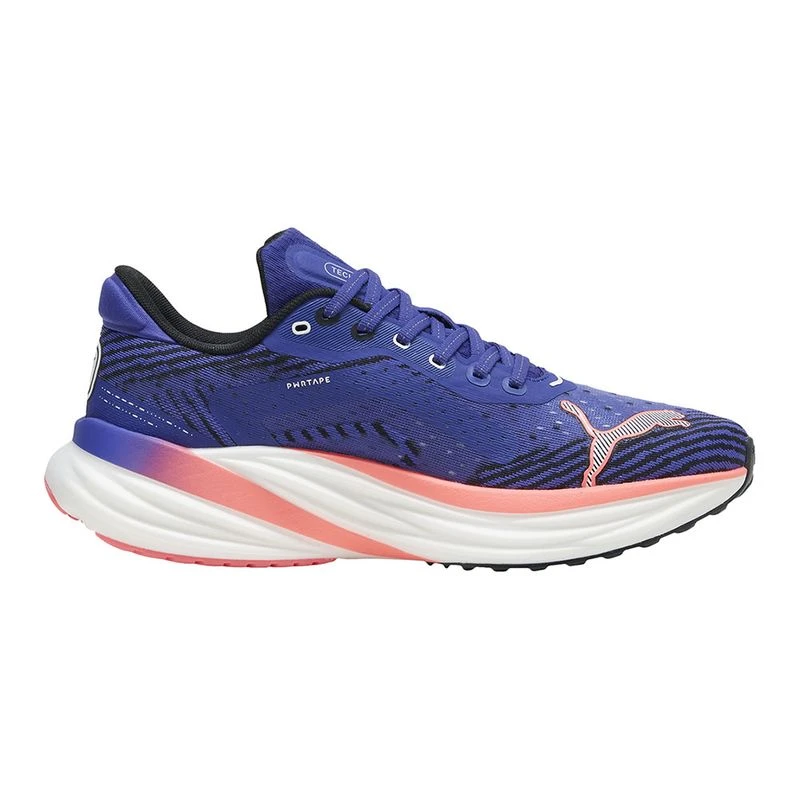Puma Mens Magnify Nitro 2 Tech Running Shoes Blue Sportpursuit
