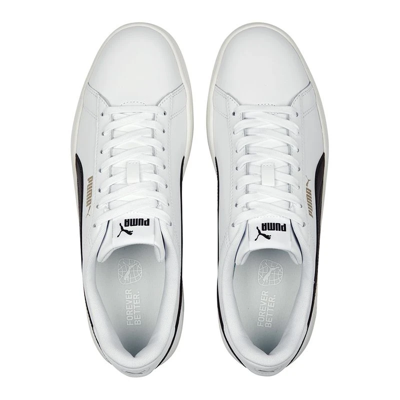 Puma Mens Smash 3.0 L Casual Shoes White Sportpursuit