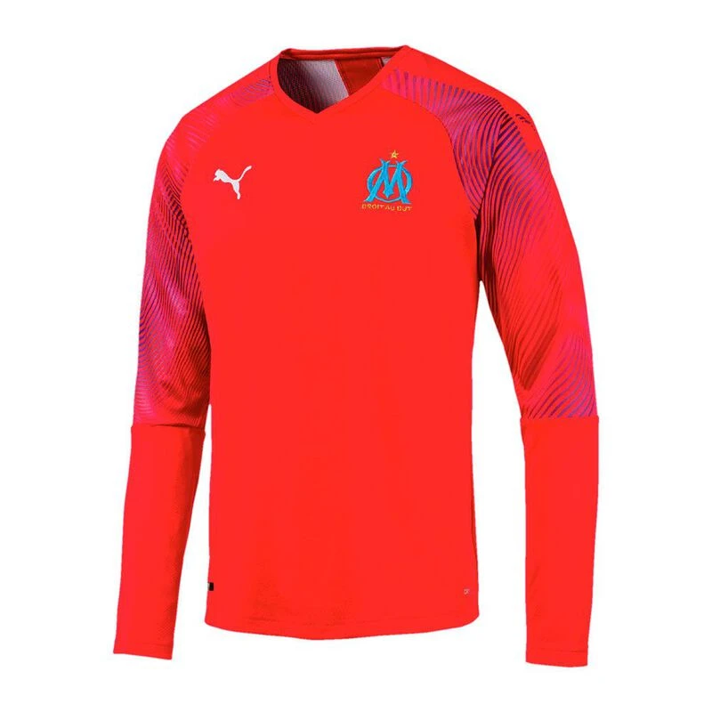 Puma Mens OM Replica Goalkeeper Jersey Red Sportpursuit